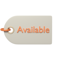 3d marketing tag label png