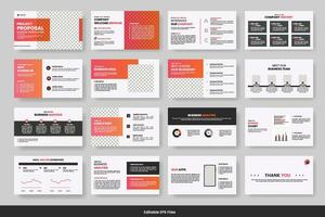 presentation templates and Business Proposal for slide infographics elements background, Use for presentation background, brochure design, website slider, landing page, annual report vector