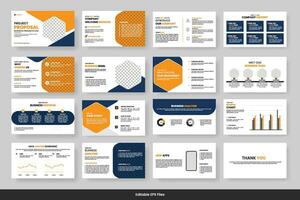 presentación plantillas y negocio propuesta para diapositiva infografia elementos fondo, utilizar para presentación fondo, folleto diseño, sitio web control deslizante, aterrizaje página, anual reporte vector