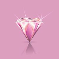 Gemstone. Isolated on a colored background. Vector. vector