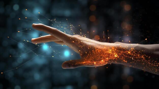 digital tecnología, Internet red conexión, grande datos, digital márketing iot Internet de cosas, futurista metaverso, innovador tecnología antecedentes. ai generativo foto