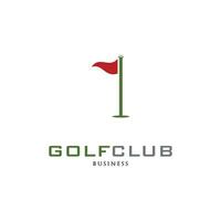 golf club icono logo diseño modelo vector