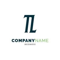 Initial Letter TL Icon Logo Design Template vector