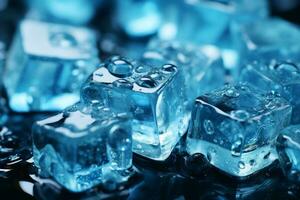 tiny ice cubes photo