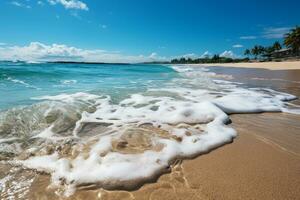 beach in the morning photo