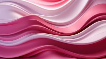 Abstract pink background with waves photo