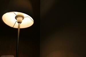 Focus photo of a table lamp