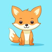 Fox Vector Cute Fox Cartoon Symbol