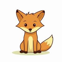 Fox Vector Cute Fox Cartoon Symbol