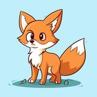 Fox Vector Cute Fox Cartoon Symbol