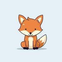 Fox Vector Cute Fox Cartoon Symbol