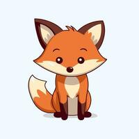 Fox Vector Cute Fox Cartoon Symbol