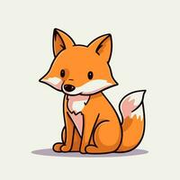 Fox Vector Cute Fox Cartoon Symbol