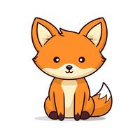 Fox Vector Cute Fox Cartoon Symbol