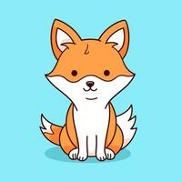 Fox Vector Cute Fox Cartoon Symbol