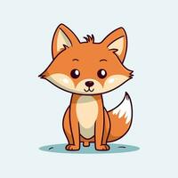 Fox Vector Cute Fox Cartoon Symbol