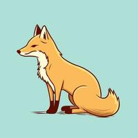 Fox Vector Cute Fox Cartoon Symbol