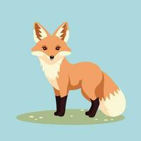 Fox Vector Cute Fox Cartoon Symbol