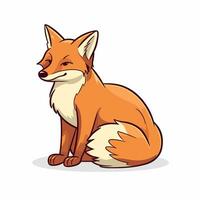 Fox Vector Cute Fox Cartoon Symbol