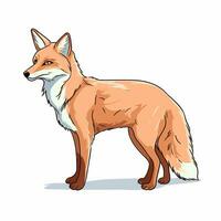 Fox Vector Cute Fox Cartoon Symbol