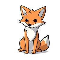 Fox Vector Cute Fox Cartoon Symbol