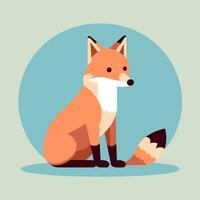 Fox Vector Cute Fox Cartoon Symbol