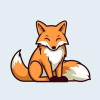 Fox Vector Cute Fox Cartoon Symbol