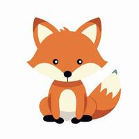 Fox Vector Cute Fox Cartoon Symbol