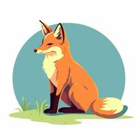 Fox Vector Cute Fox Cartoon Symbol