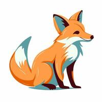 Fox Vector Cute Fox Cartoon Symbol