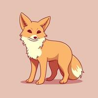 Fox Vector Cute Fox Cartoon Symbol