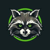 Raccoon Vector Cute Raccoon Cartoon Symbol