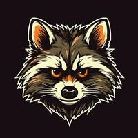 Raccoon Vector Cute Raccoon Cartoon Symbol