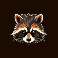 Raccoon Vector Cute Raccoon Cartoon Symbol