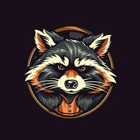 Raccoon Vector Cute Raccoon Cartoon Symbol