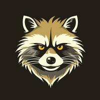 Raccoon Vector Cute Raccoon Cartoon Symbol