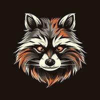 Raccoon Vector Cute Raccoon Cartoon Symbol