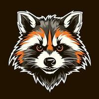 Raccoon Vector Cute Raccoon Cartoon Symbol