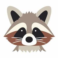 Raccoon Vector Cute Raccoon Cartoon Symbol