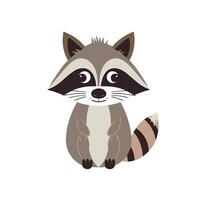 Raccoon Vector Cute Raccoon Cartoon Symbol