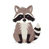 Raccoon Vector Cute Raccoon Cartoon Symbol