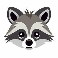 Raccoon Vector Cute Raccoon Cartoon Symbol