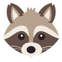 Raccoon Vector Cute Raccoon Cartoon Symbol