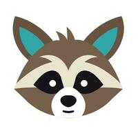 Raccoon Vector Cute Raccoon Cartoon Symbol