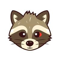 Raccoon Vector Cute Raccoon Cartoon Symbol