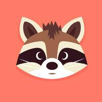 Raccoon Vector Cute Raccoon Cartoon Symbol