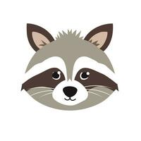 Raccoon Vector Cute Raccoon Cartoon Symbol