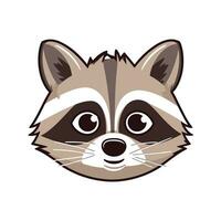 Raccoon Vector Cute Raccoon Cartoon Symbol