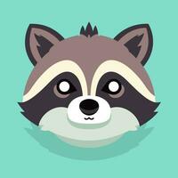 Raccoon Vector Cute Raccoon Cartoon Symbol