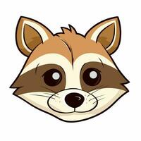 Raccoon Vector Cute Raccoon Cartoon Symbol